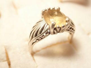 Grandmas Rare Kabana 925 Sterling Silver Gem Stone Ring