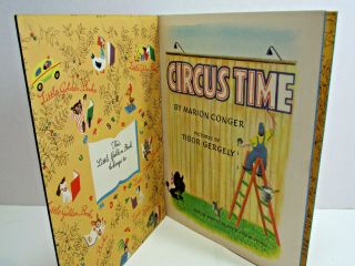 Vintage 1948 Little Golden Book - 31 - Circus Time - 3