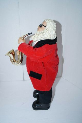 Santa Claus Saxophone Playing Sax Holiday Time Christmas Musical Dancing 3