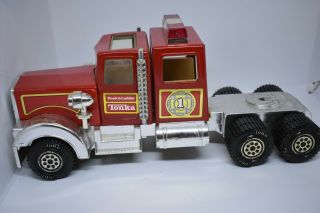 Vintage Tonka Fire Truck Pressed Steel 1 Hook And Ladder - Fire Engine Cab