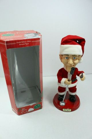 Animated Singing Bing Crosby Santa Doll By Gemmy Pop Culture W Box