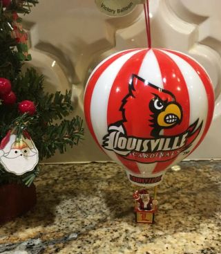 Danbury Louisville Cardinals Victory Balloon Christmas Ornament 2004