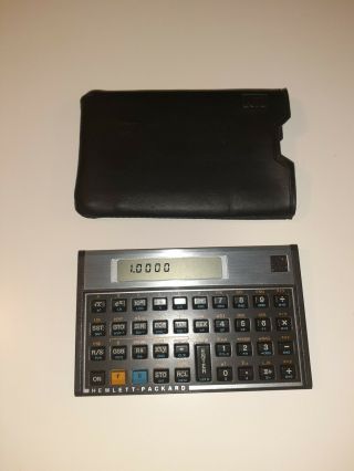 Hp Hewlett Packard Scientific Calculator Hp 11 - C Vintage