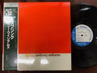 Anthony Williams Spring Blue Note Sgd - 70 Obi Stereo Japan Vinyl Lp
