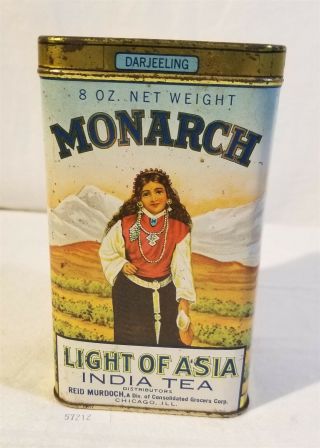 Lmas General Store Tins - Monarch Light Of Asia India Tea