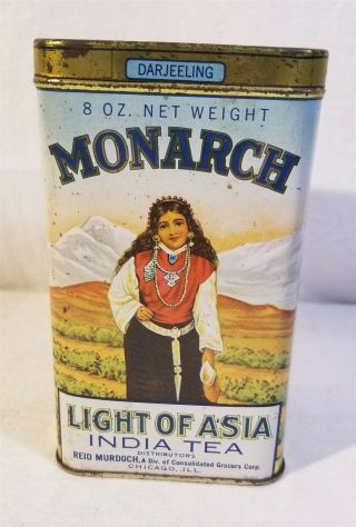 LMAS General Store Tins - Monarch Light of Asia India Tea 2