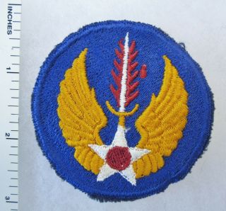 Post Ww2 Vintage Us Army Air Force In Europe German Made Patch Cut Edge