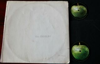 The Beatles The Beatles White Album 2lp Apple (1968) Top - Opening Mono Vg - Pmc Uk
