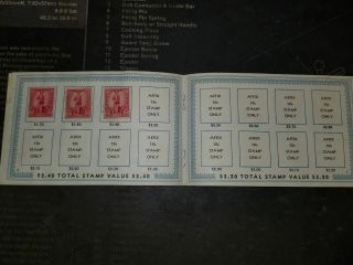 WWII US Homefront 10 Cent Stamps Defense Savings Bond Book with 19 Stamps 3