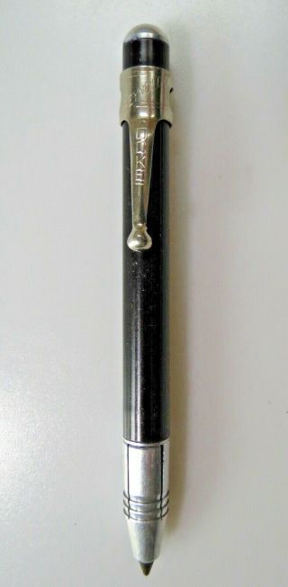 Vintage Reynolds Rocket Ballpoint Pen - black - Art Deco style? 2