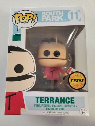 Funko Pop South Park Terrance 11 Chase Canada Flag W/protector