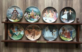 Knowles Collector Plates " The Sound Of Music " (8) Plate Complete Set