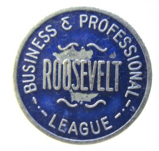 1932 Roosevelt Business & Professional League President Collar Lapel Stud ^