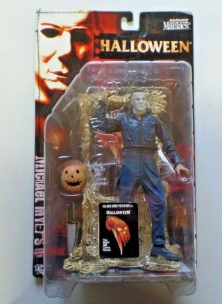 Mcfarlane Toys Movie Maniacs 2 Halloween Michael Myers Nip 1999 Horror
