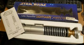 Vintage Rare Star Wars Luke Skywalker Lightsaber Universal Remote Control W/ Box