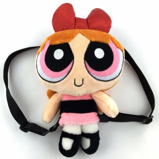 Vintage 2000 The Powerpuff Girls ‘blossom’ Plush Stuffed Doll Backpack