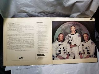 The Eagle Has Landed July 20,  1969 Apollo 11 Vinyl Record Official NASA Tapes 3