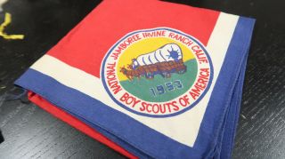 Boy Scouts Neckerchief 1953 National Jamboree Irvine Ranch California