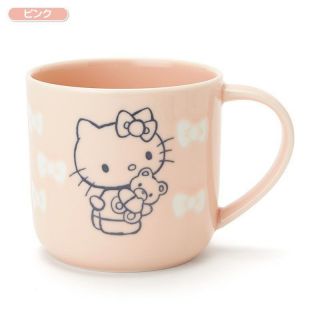 Hello Kitty Sanrio [new] Mug Cup (pink) Wz Wood Box Kawai Cute Japan