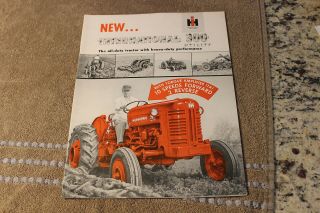 1950s Ih International 300 Utility Tractor 32 - Page Sales Brochure