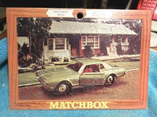 Mx35 1969 Bronner Matchbox Jigsaw Puzzles 5x7 " 62 Mercury Cougar