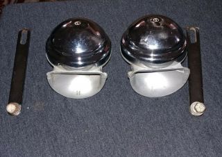 Vintage " Clear Hooters " Horns,  6 Volt,  Made In England 6 Volt