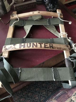 Vintage Youth,  Boy,  Scout,  Wood Backpack Frame " Hunter " Decorative/cabin/hiking/