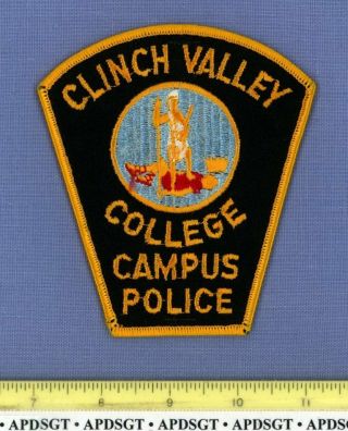 Clinch Valley College • Wise Virginia Sheriff School Campus Police Patch