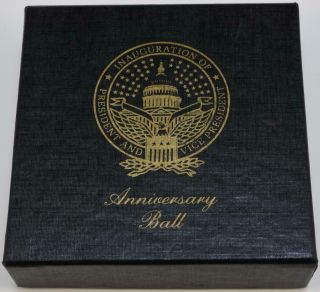Ronald Reagan Presidential Seal Inauguration Anniversary Ball Coaster Jan.  1986