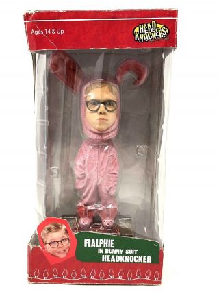 Ralphie In Bunny Suit Headknocker 8 " A Christmas Story Warner Brothers