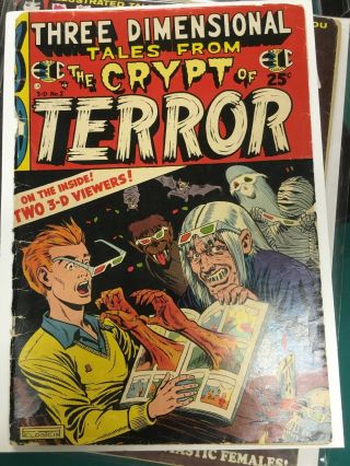 3 - D Tales From The Crypt Of Terror 2 Gd 2.  0 Golden Age Vintage