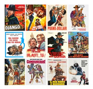 2020 Wall Calendar [12 pages A4] Spaghetti Western Vintage Movie Poster M423 2