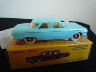 Dinky Toys 552 " Chevrolet Corvair " Editions Atlas 2011 Boxed O/s 10.  5cml