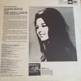 1968 Bobbie Gentry Performs The Delta Sweete Lp ST2842 2