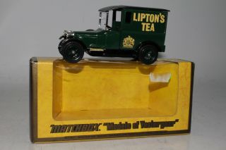 Matchbox Yesteryear Y - 5 1927 Talbot Van,  Lipton 
