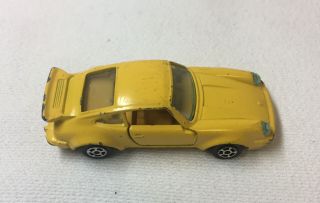 Htf King Star Diecast Toy Car Porsche 930 Turbo Yellow