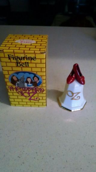 Wizard Of Oz 50th Anniversary Ruby Slippers Bell By Presents 1989