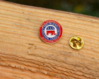 2016 Presidential Republican National Committee Election Year Enamel Pin Pinback
