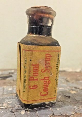 The Dill Company 6 Point Cough Syrup Bottle Cork Top
