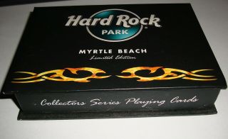 Hard Rock Park Myrtle Beach Limited Edition Playing Card Set 2008