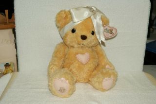 Cherished Teddies Plush Girls With Ribbons 12 " Bear