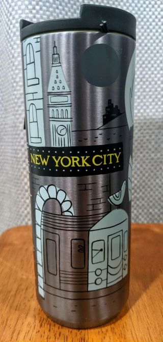 Starbucks York City Nyc Times Square Stainless Steel Tumbler Ny Broadway