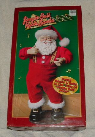 1998 Jingle Bell Rock Santa Claus Edition 1 Dancing 15 " Christmas