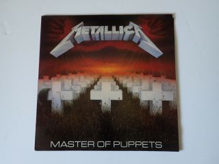 Metallica – Master Of Puppets (1989) - Vinyl Lp Vertigo– 838 141 - 1