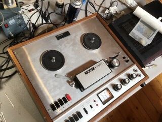 Teac A - 1200u Vintage Reel To Reel Tape Deck With Issues Sounds Great