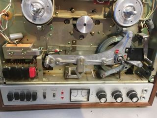 TEAC A - 1200U vintage reel to reel tape deck with issues SOUNDS GREAT 3