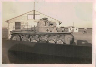 Us Army Ww2 Wwii Photograph Captured German Tank Panzer Ii Dak Nord Africa Korps