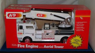 Mib Vintage " A&p " The Great Atlantic&pacific Tea Co " Fire Engine,  Aerial Tower "