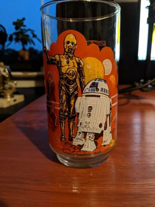 1977 Burger King Star Wars Episode Iv Glass R2 - D2 C - 3po Droid Cup