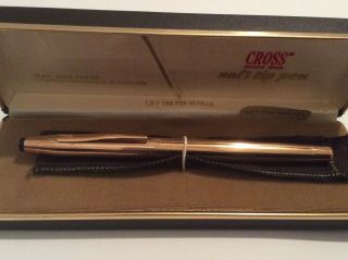 Vintage Cross 14k Gold Filled Pen With Box Refill